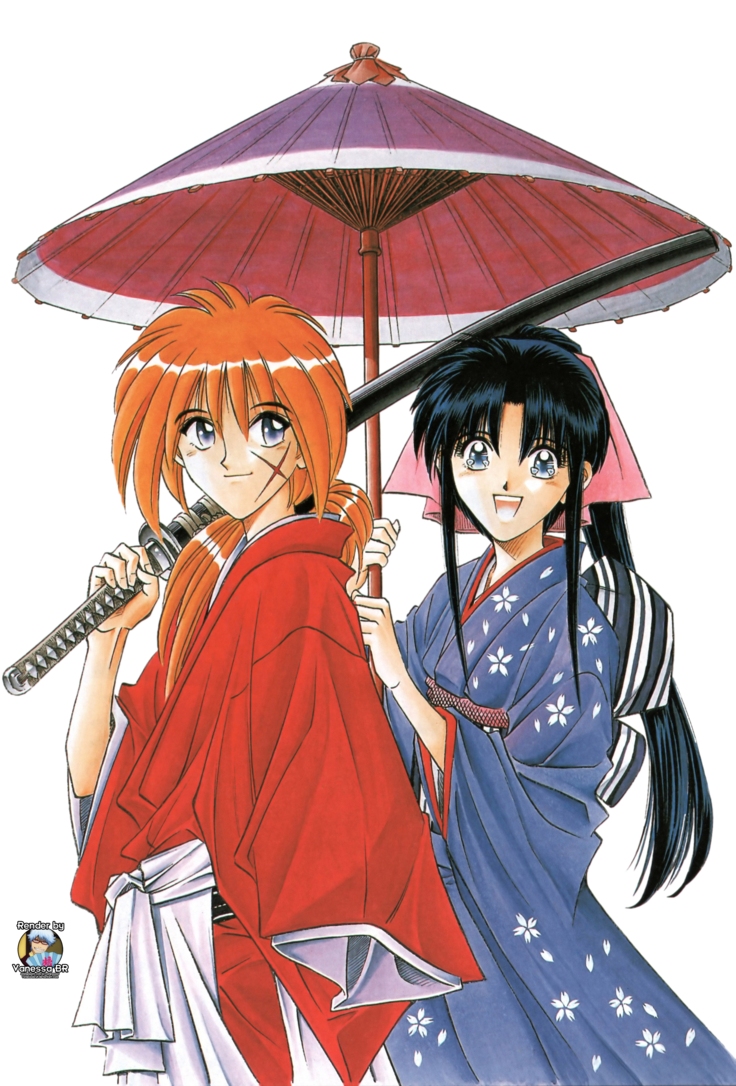 W Tracking Number Used Rurouni Kenshin Complete Guide Book 2 Set Japanese Manga Ebay